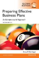 Preparing Effective Business Plans: An Entrepreneurial Approach, Global Edition (PDF eBook)