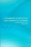 Handbook of Reflective and Experiential Learning, A: Theory and Practice