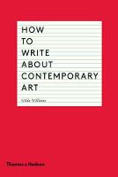 How to Write About Contemporary Art (ePub eBook)