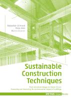 Sustainable Construction Techniques (PDF eBook)